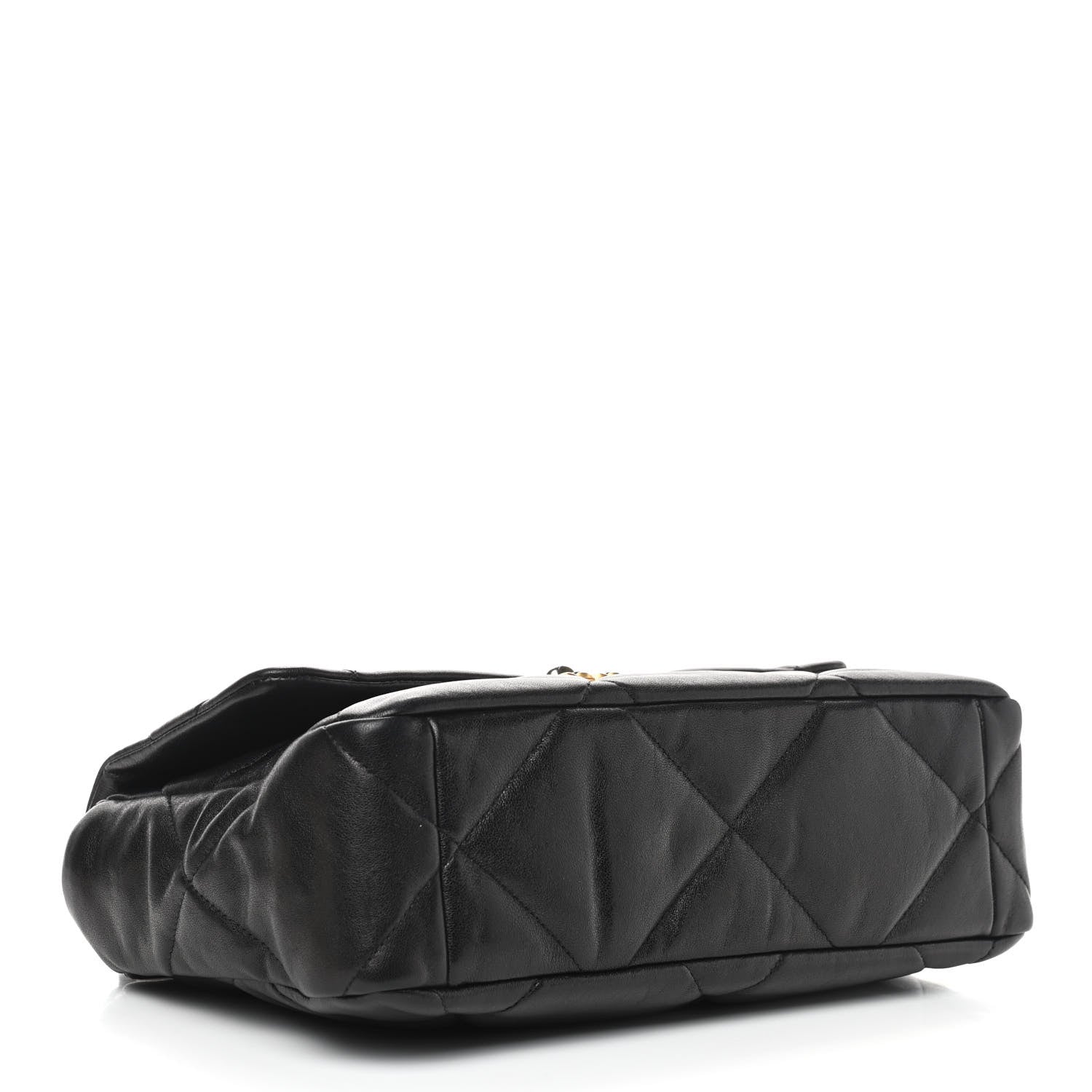 Chanel Lambskin Quilted Large Chanel 19 Flap Black 3 of 8