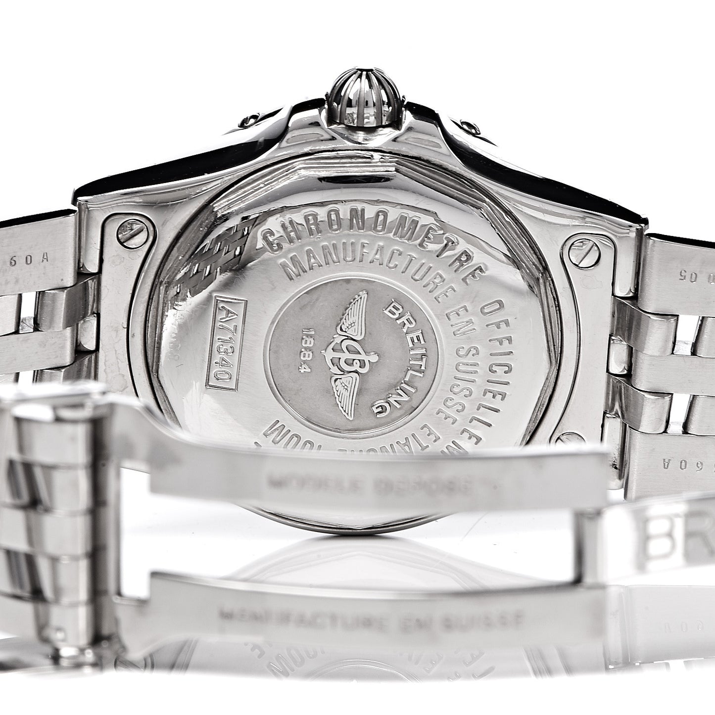 Stainless Steel Diamond Mother of Pearl 30mm Starliner Quartz Watch A71340