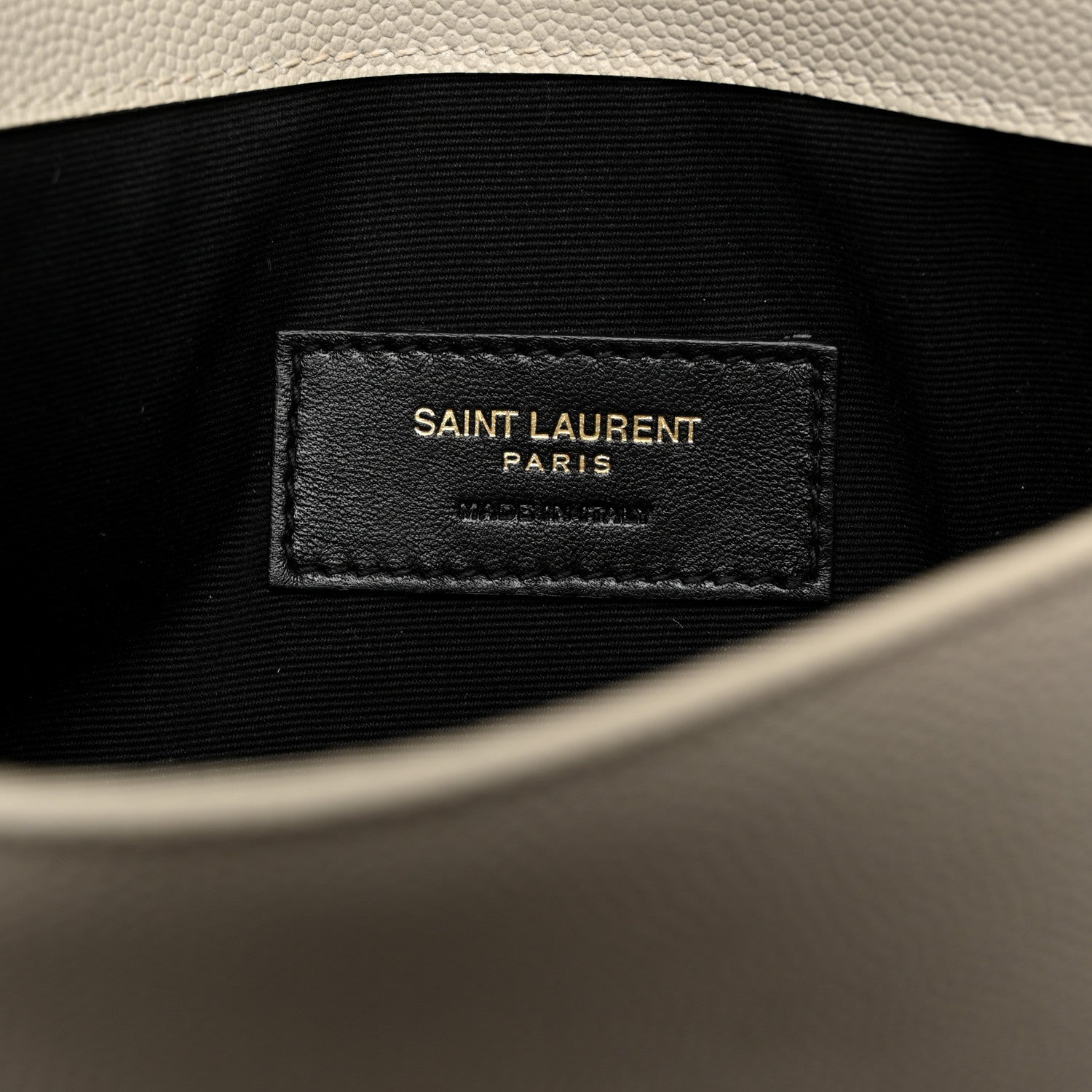 Saint Laurent Grain De Poudre Uptown Pouch Crema Soft 6 of 7