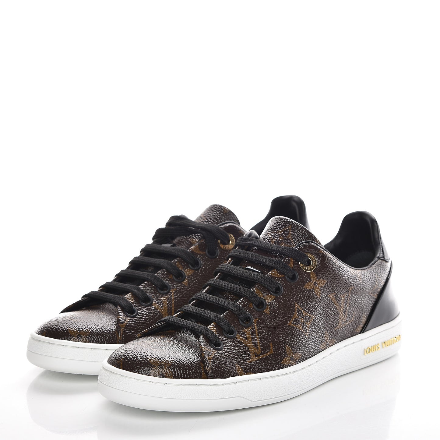 Patent Monogram Frontrow Sneakers 36