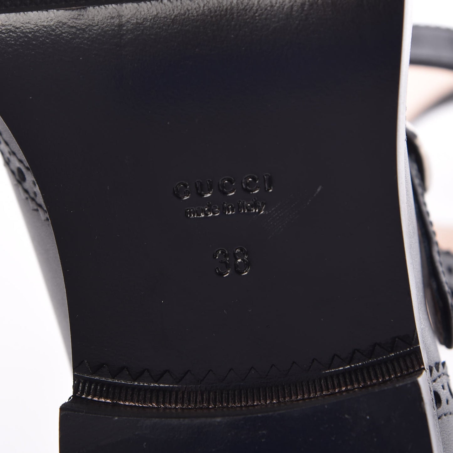 Calfskin Queercore Brogue Knee High Boots 38 Black