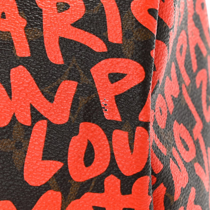 Louis Vuitton Monogram Graffiti Speedy 30 Orange 13 of 21