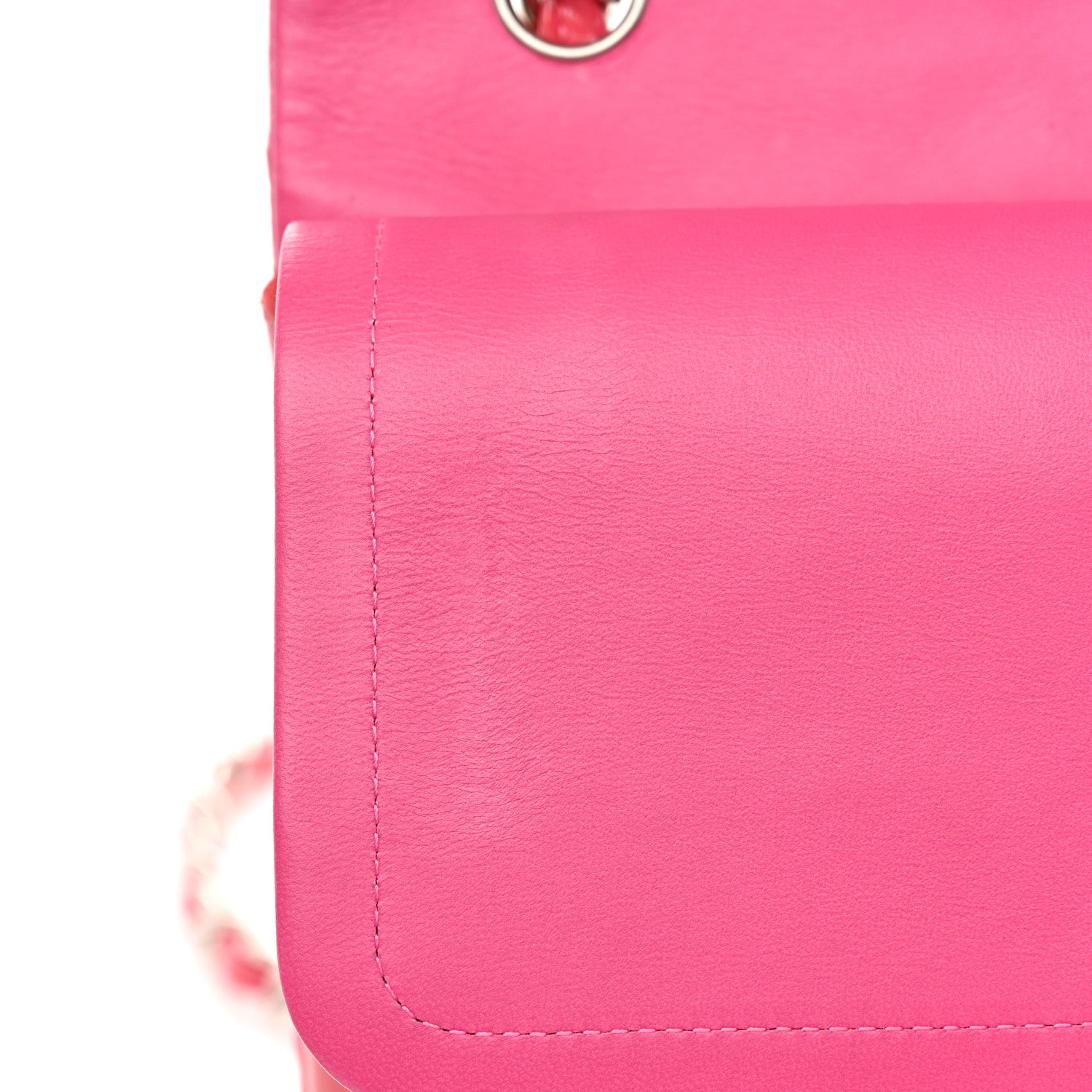 Chanel Patent Quilted Jumbo Double Flap Pink 13 of 22