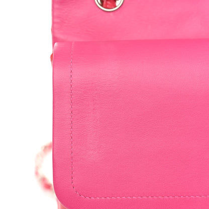 Chanel Patent Quilted Jumbo Double Flap Pink 13 of 22