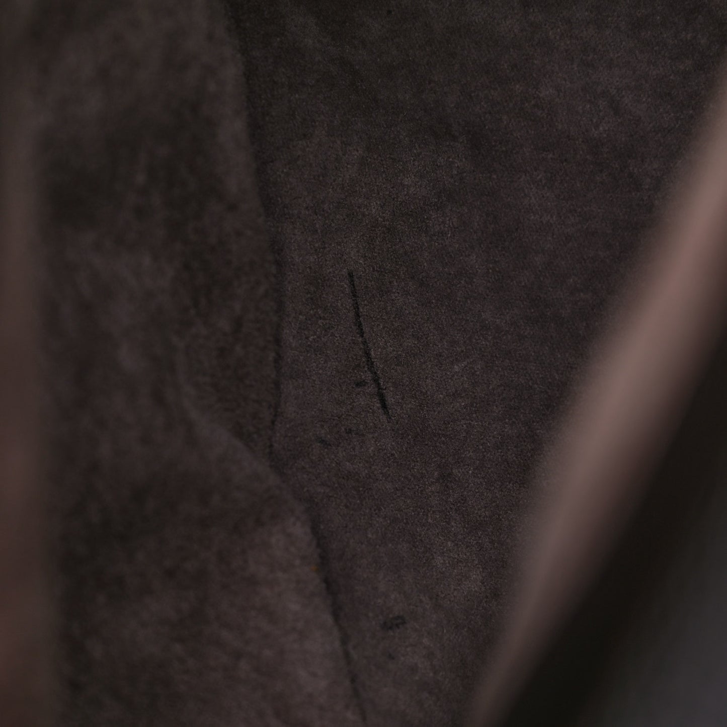 Washed Cervo Deerskin Large Hobo Ebano