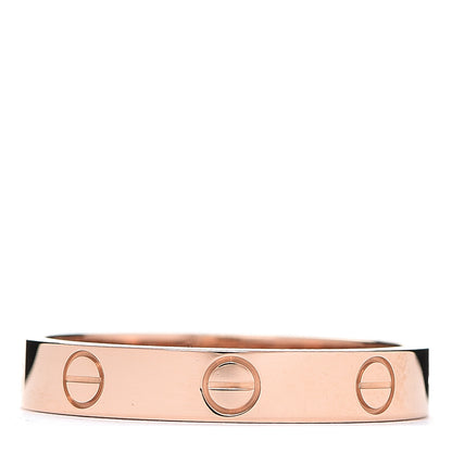 Tiffany 18K Pink Gold 3.5mm LOVE Wedding Band Ring 58 8.25 1 of 5