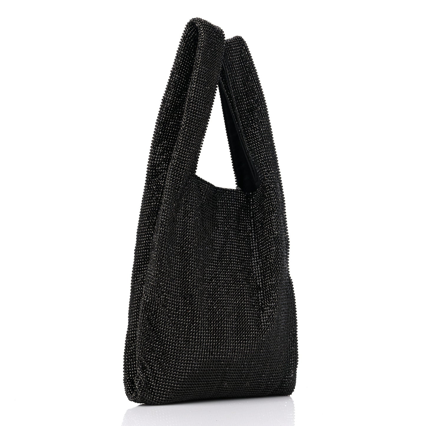 Crystal Mini Wanglock Shopper Black