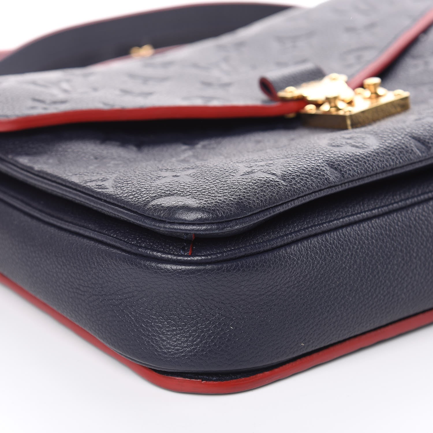 Louis Vuitton Empreinte Pochette Metis Marine Rouge 8 of 12