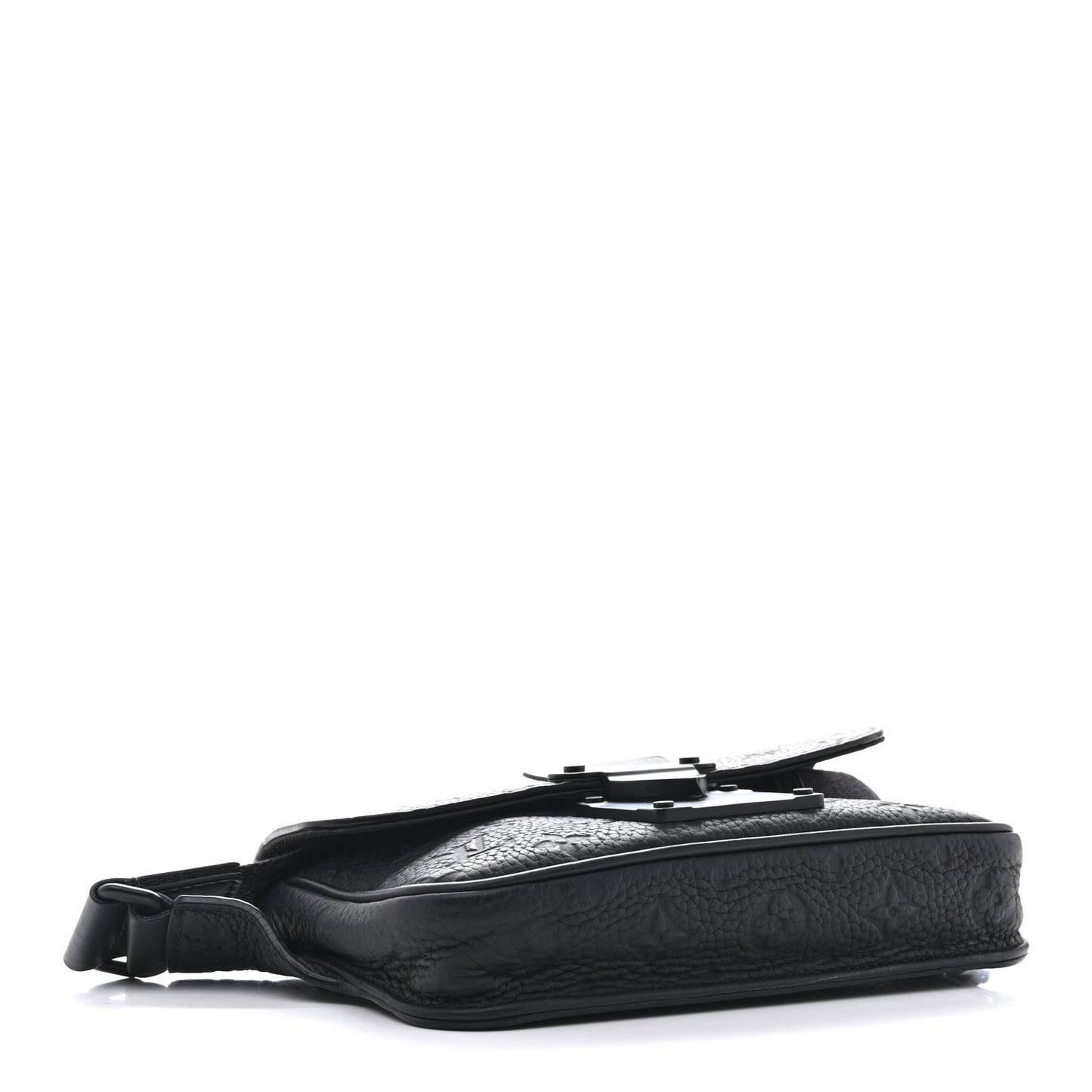 Taurillon Monogram S Lock Sling Bag Black