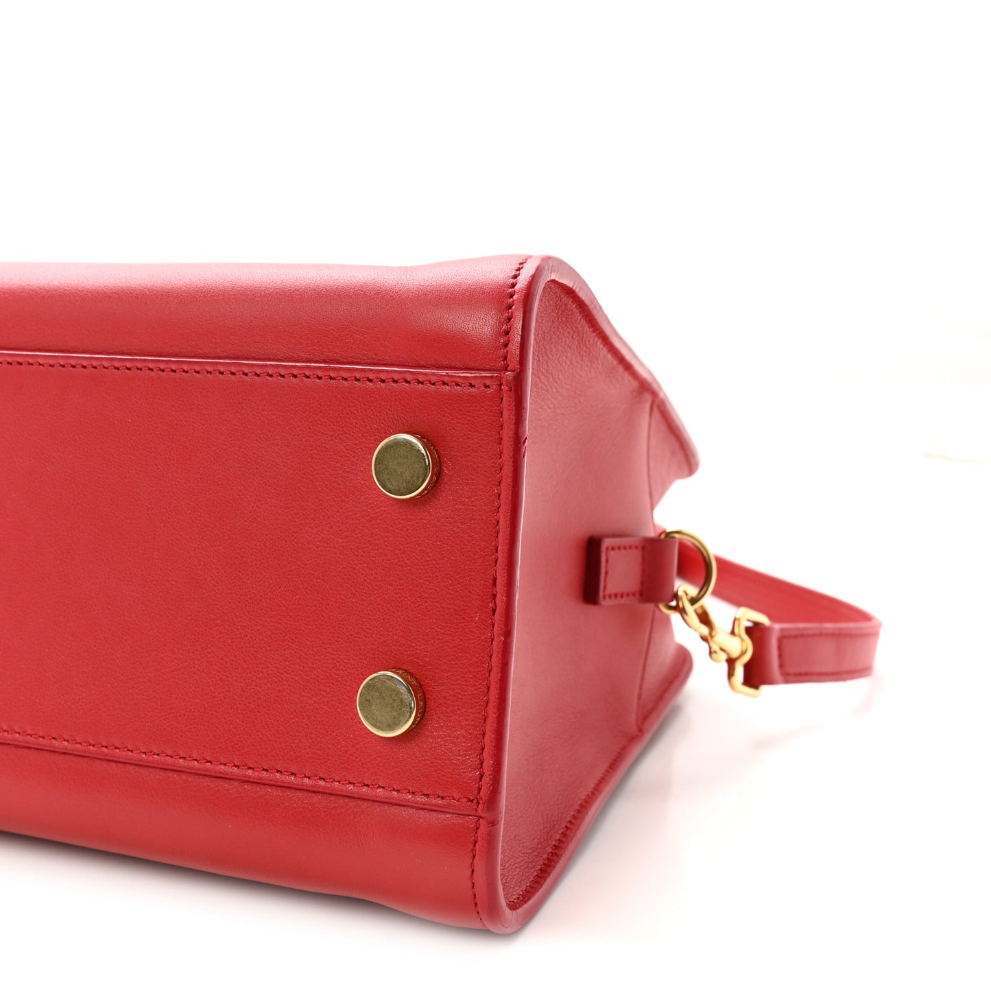 Calfskin Baby Monogram Cabas Red