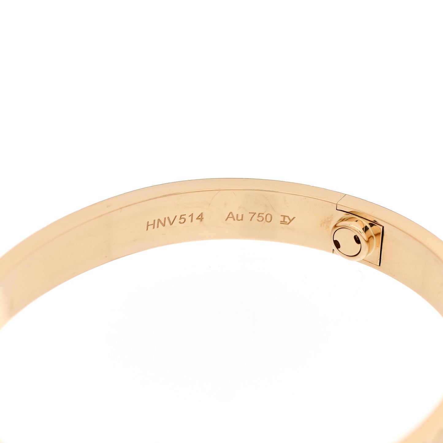 18K Yellow Gold LOVE Bracelet 16