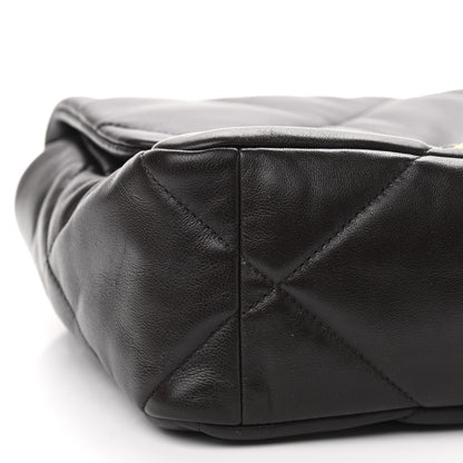 Chanel Lambskin Quilted Large Chanel 19 Flap Dark Brown 8 of 9