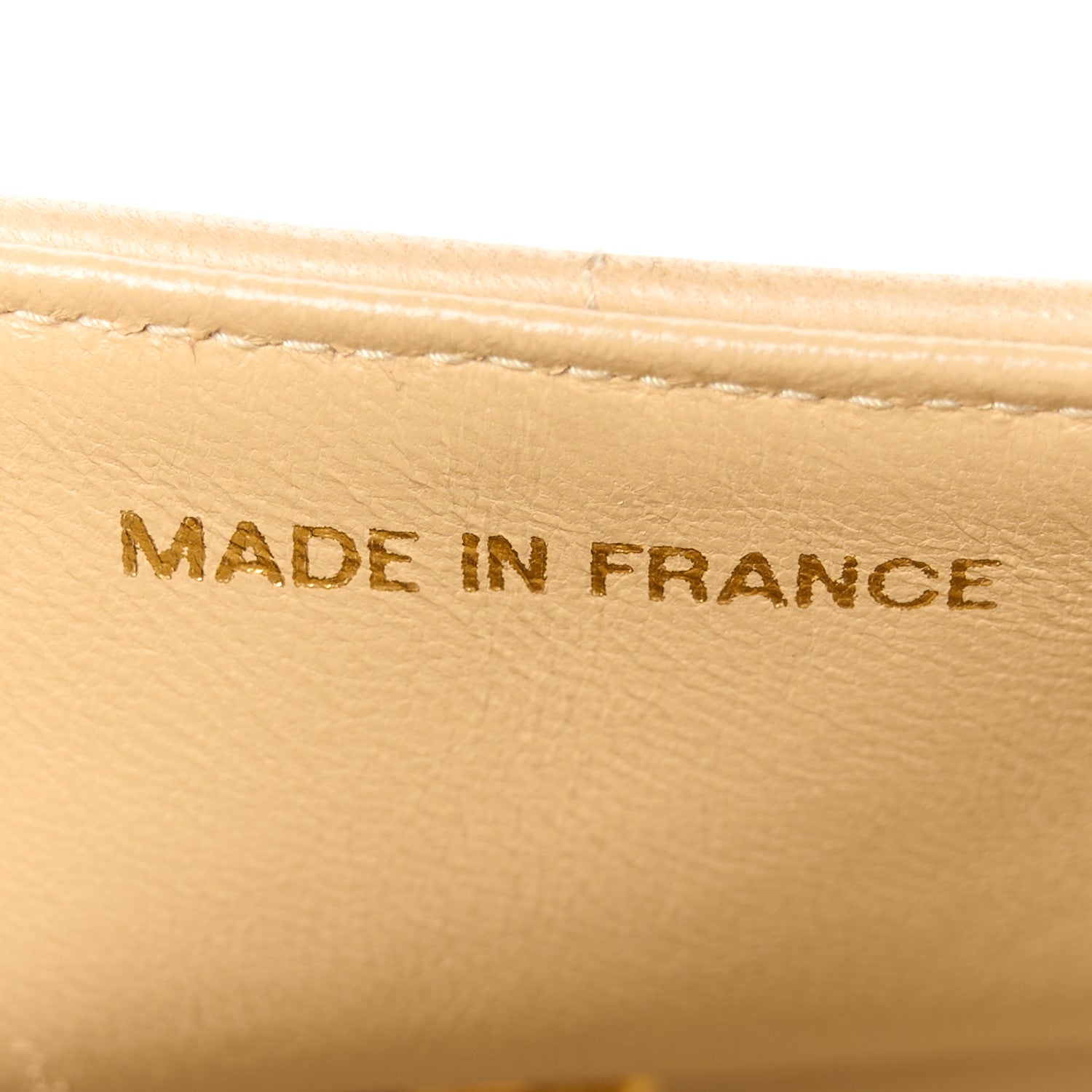 Chanel Lambskin Vertical Quilted Small Flap Beige Black 9 of 14