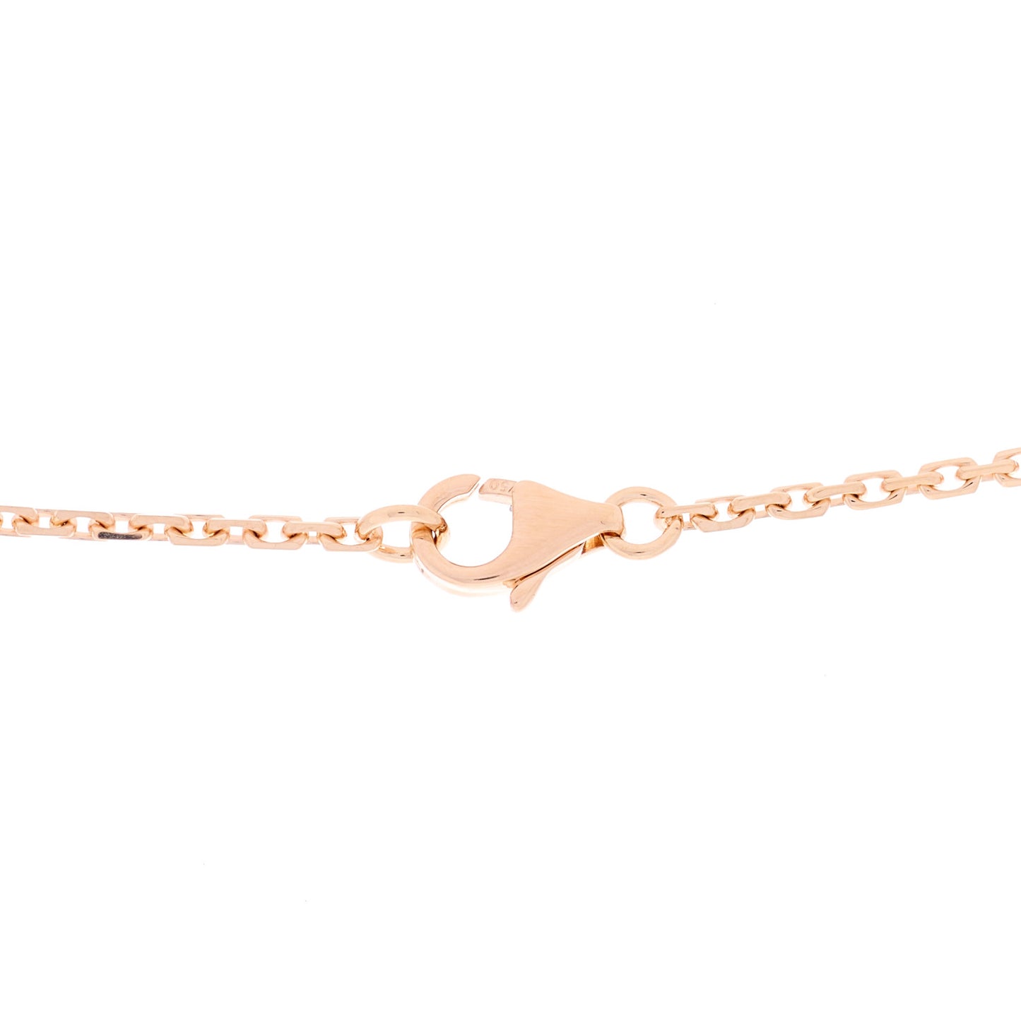 18K Pink Gold LOVE Pendant Necklace