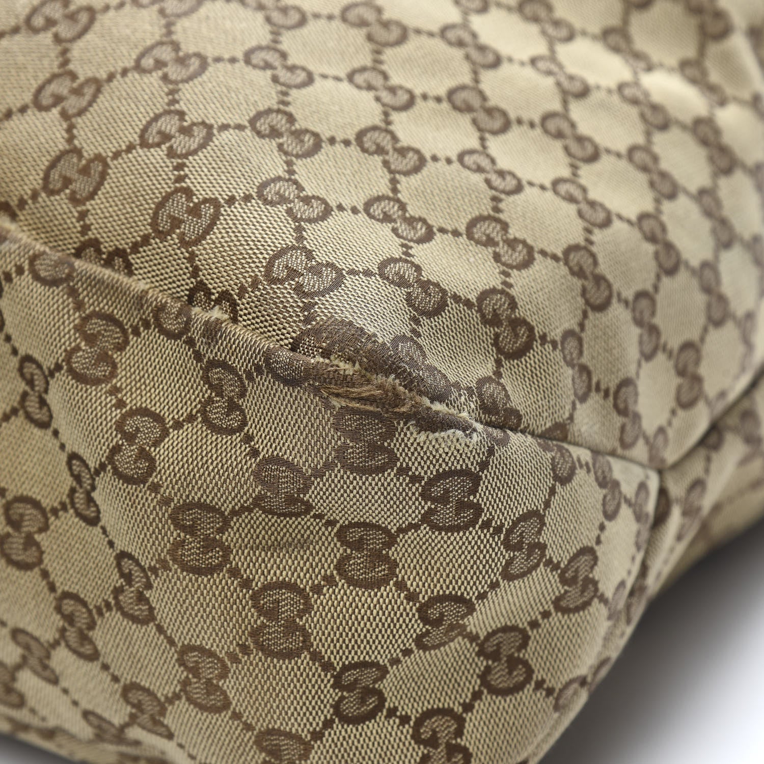 Gucci Monogram Large Horsebit Chain Hobo Dark Brown 9 of 12