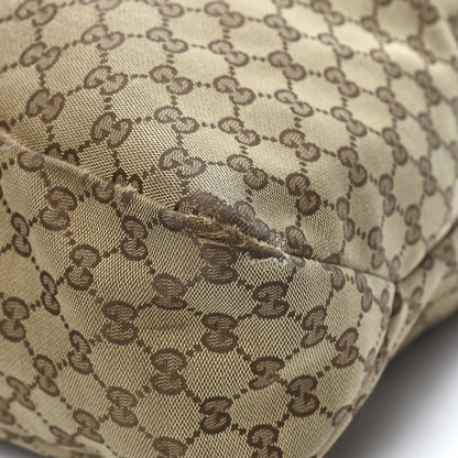 Gucci Monogram Large Horsebit Chain Hobo Dark Brown 9 of 12