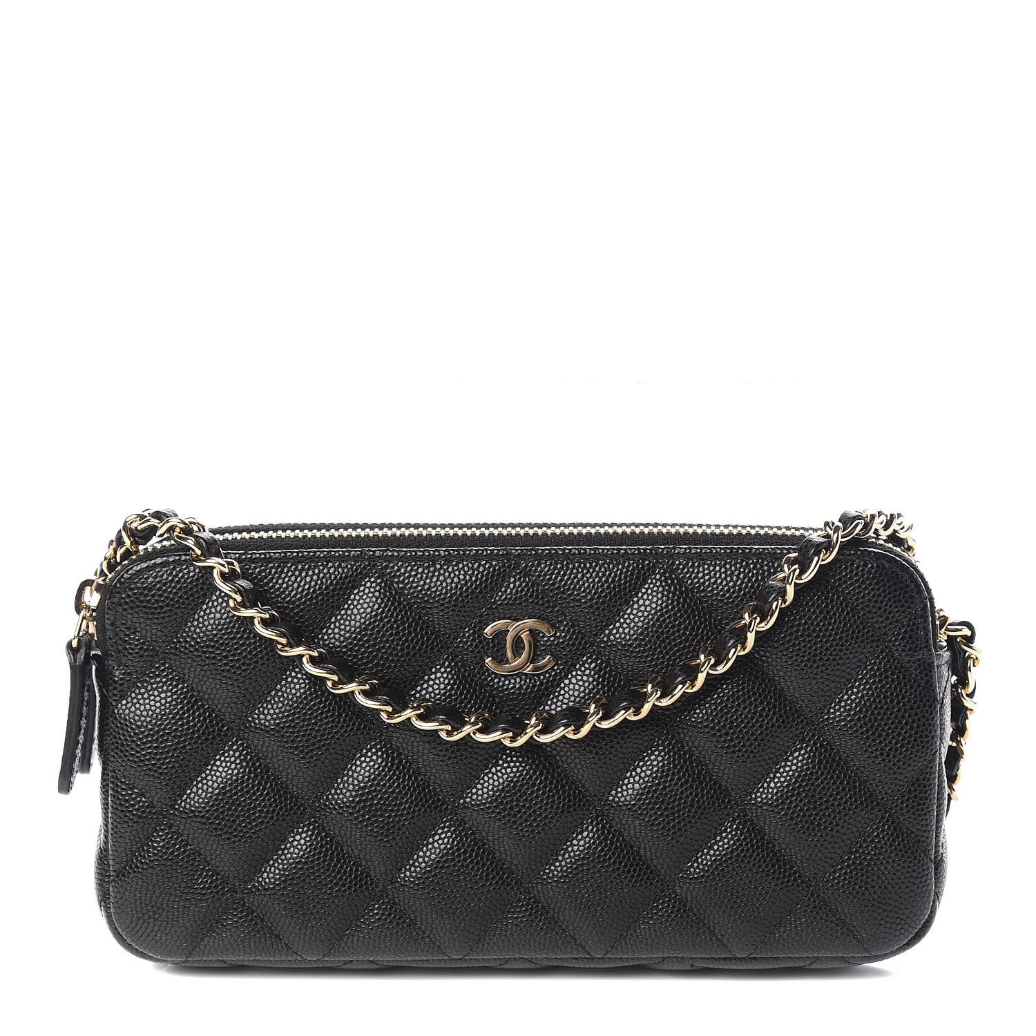 Chanel Caviar Quilted Small Clutch With Chain Black 1 of 13