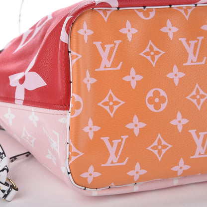 Louis Vuitton Monogram Giant Neverfull MM Rouge 9 of 10