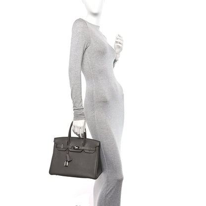 Hermes Togo Birkin 30 Etain 2 of 10