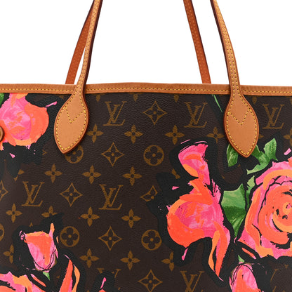 Louis Vuitton Monogram Roses Neverfull MM 8 of 10