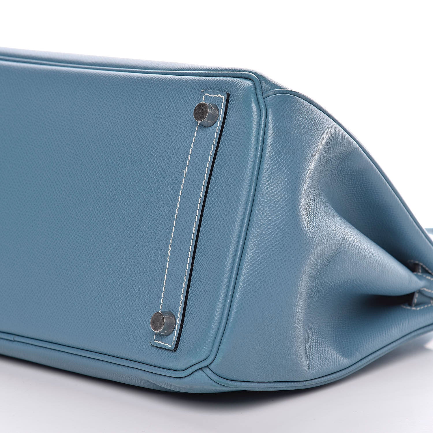 Hermes Epsom Birkin 30 Blue Jean 7 of 9