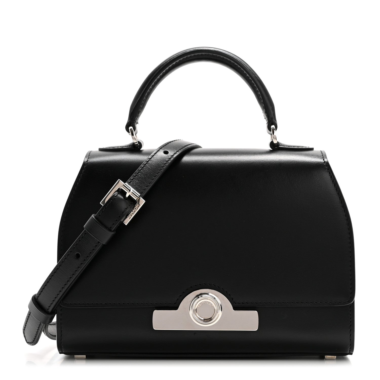 Moynat Box Calfskin Rejane BB Black 1 of 12