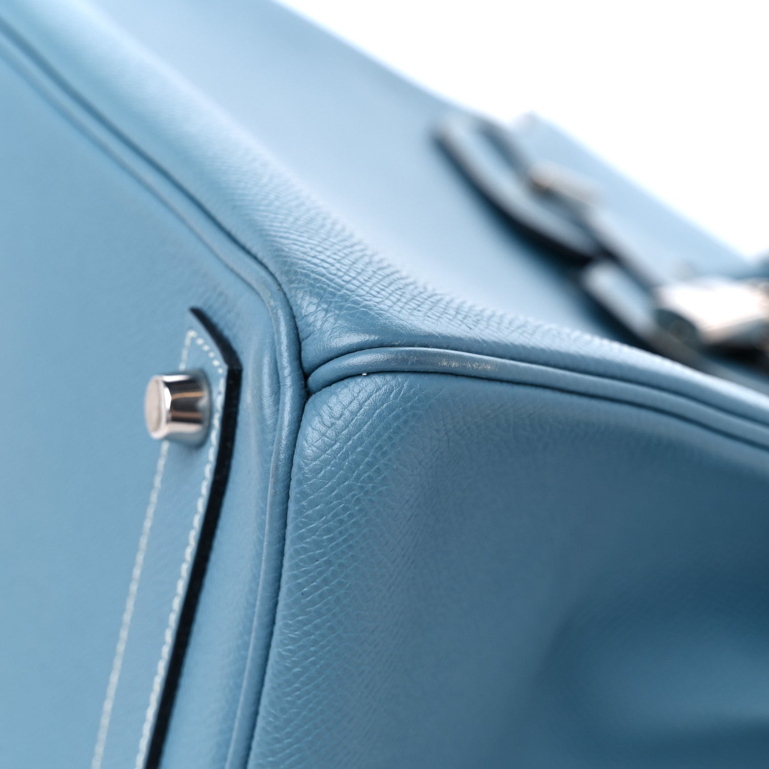 Hermes Epsom HAC Birkin 32 Blue Jean 9 of 12