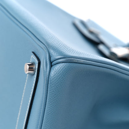 Hermes Epsom HAC Birkin 32 Blue Jean 9 of 12