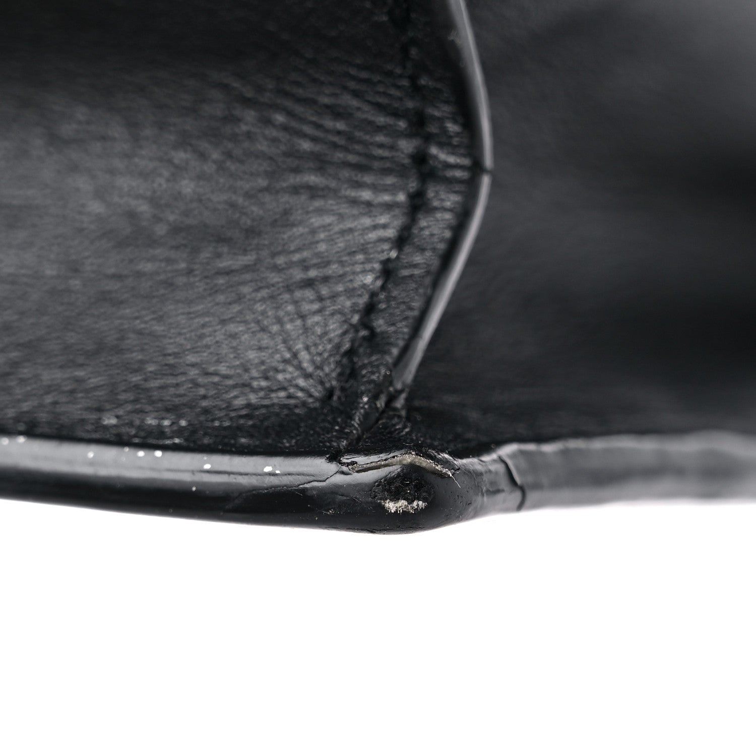 Saint Laurent Smooth Calfskin Classic Monogram Kate Tassel Chain Wallet Black 14 of 14
