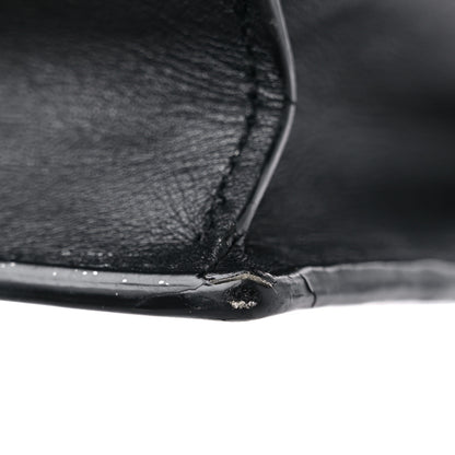 Saint Laurent Smooth Calfskin Classic Monogram Kate Tassel Chain Wallet Black 14 of 14