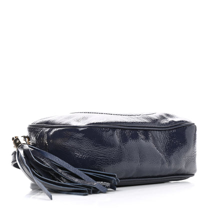 Gucci Vernice Naplack Small Soho Disco Bag Uniform Blue 4 of 10