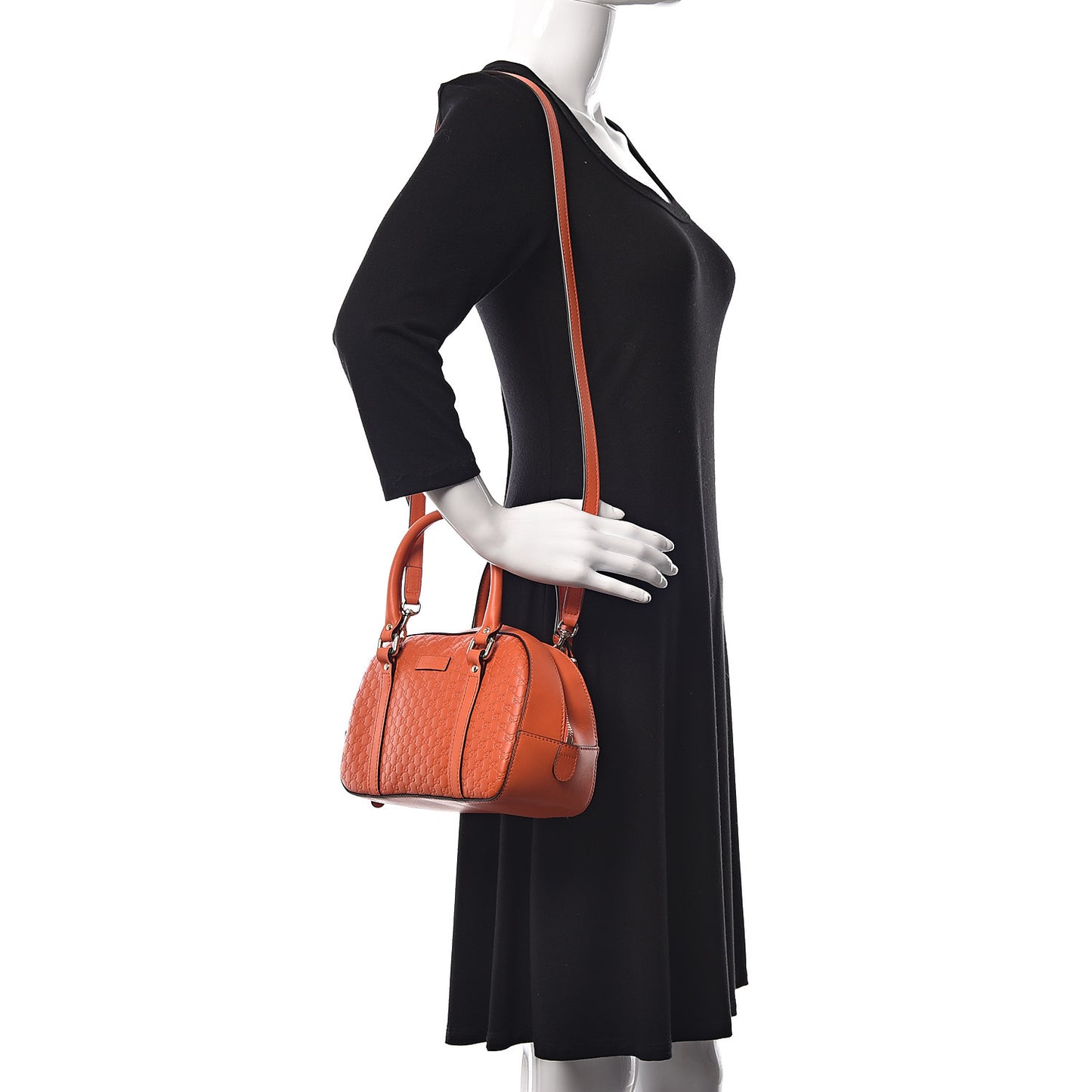 Soft Microguccissima Small Crossbody Bag Sun Orange