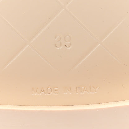 Chanel Lambskin Quilted CC Turnlock Mules 39 Light Beige 7 of 9