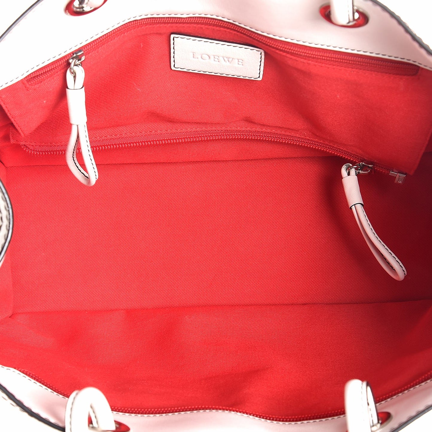 LOEWE Calfskin Medium Shopping Tote White