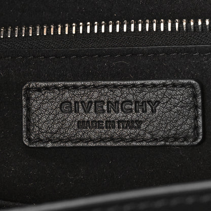 Givenchy Grained Calfskin Chain Small Shark Lock Satchel Black 6 of 10
