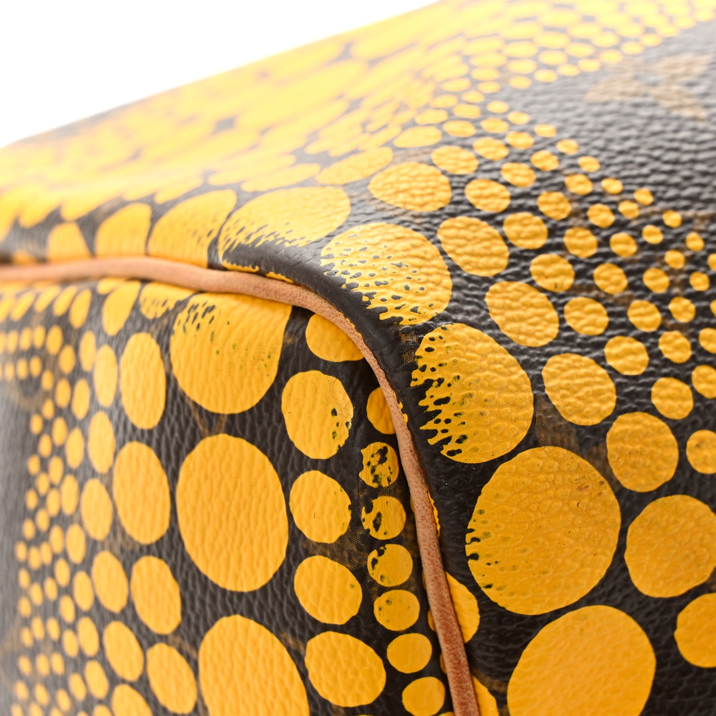 Monogram Kusama Town Speedy 30 Yellow