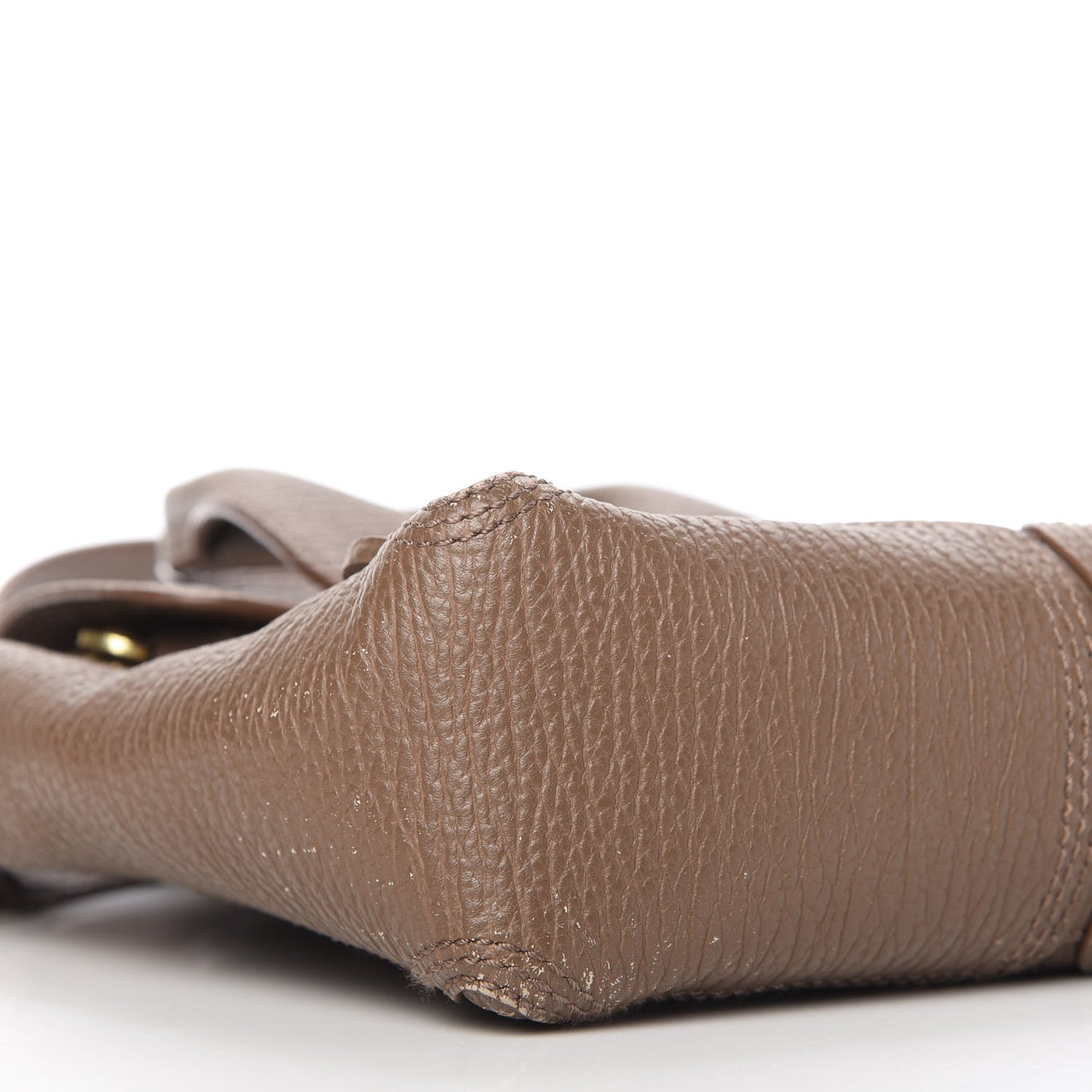 Textured Calfskin Mini Pashli Satchel Taupe
