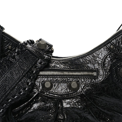 Balenciaga Agneau Arena Small Le Cagole Shoulder Bag Black 9 of 11