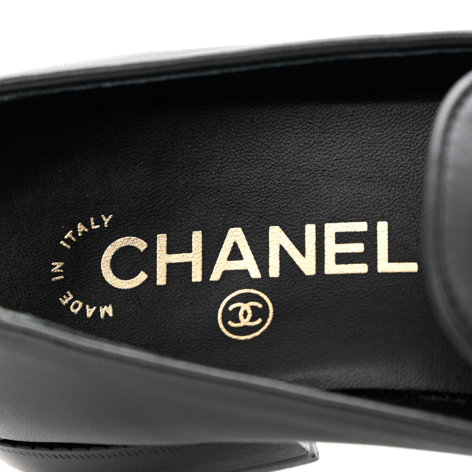 Chanel Lambskin Quilted Boy Loafers 38 Black 7 of 13