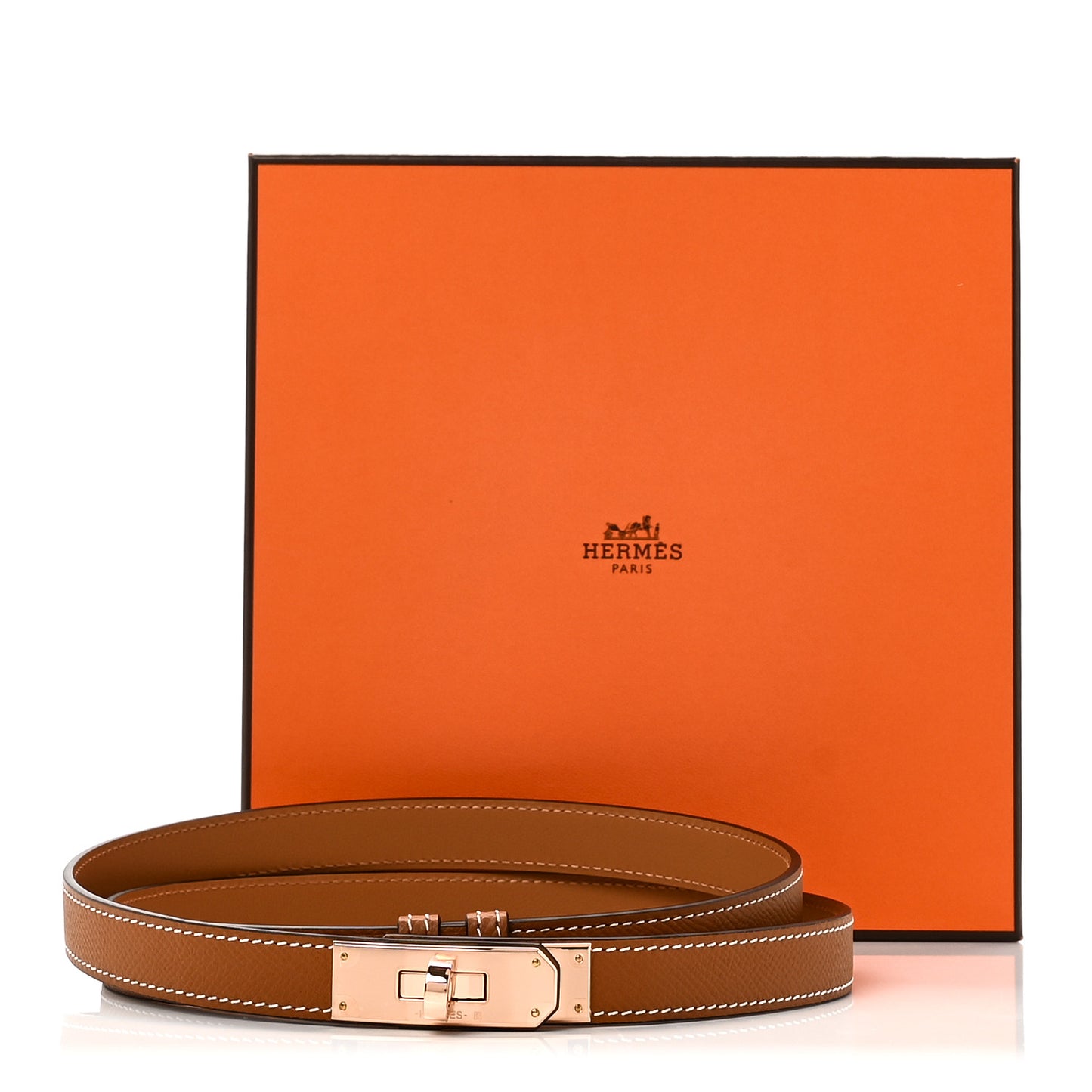 Epsom Kelly Belt Gold