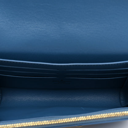 Louis Vuitton Crocodile Twist Chain Wallet Bleuet 5 of 11