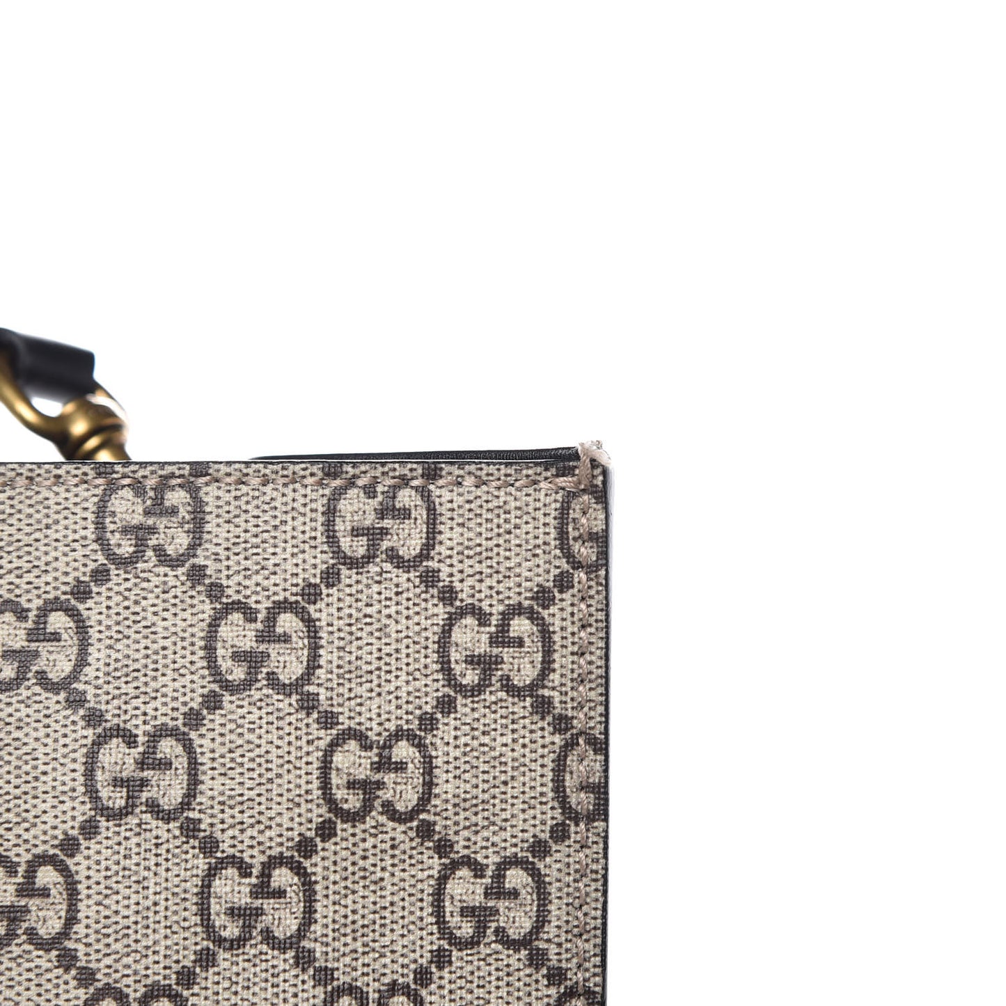 GG Supreme Monogram L'Aveugle Par Amour Print Vertical Tote Black