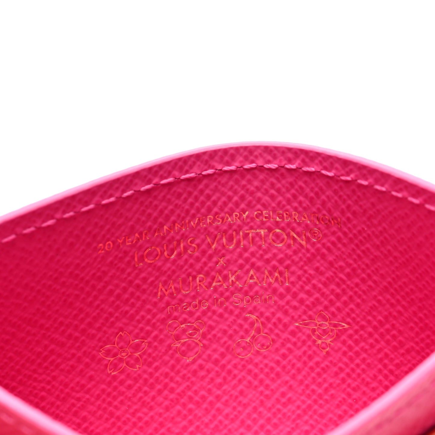 LV X TM Monogram Multicolor Card Holder Kawaii Pink