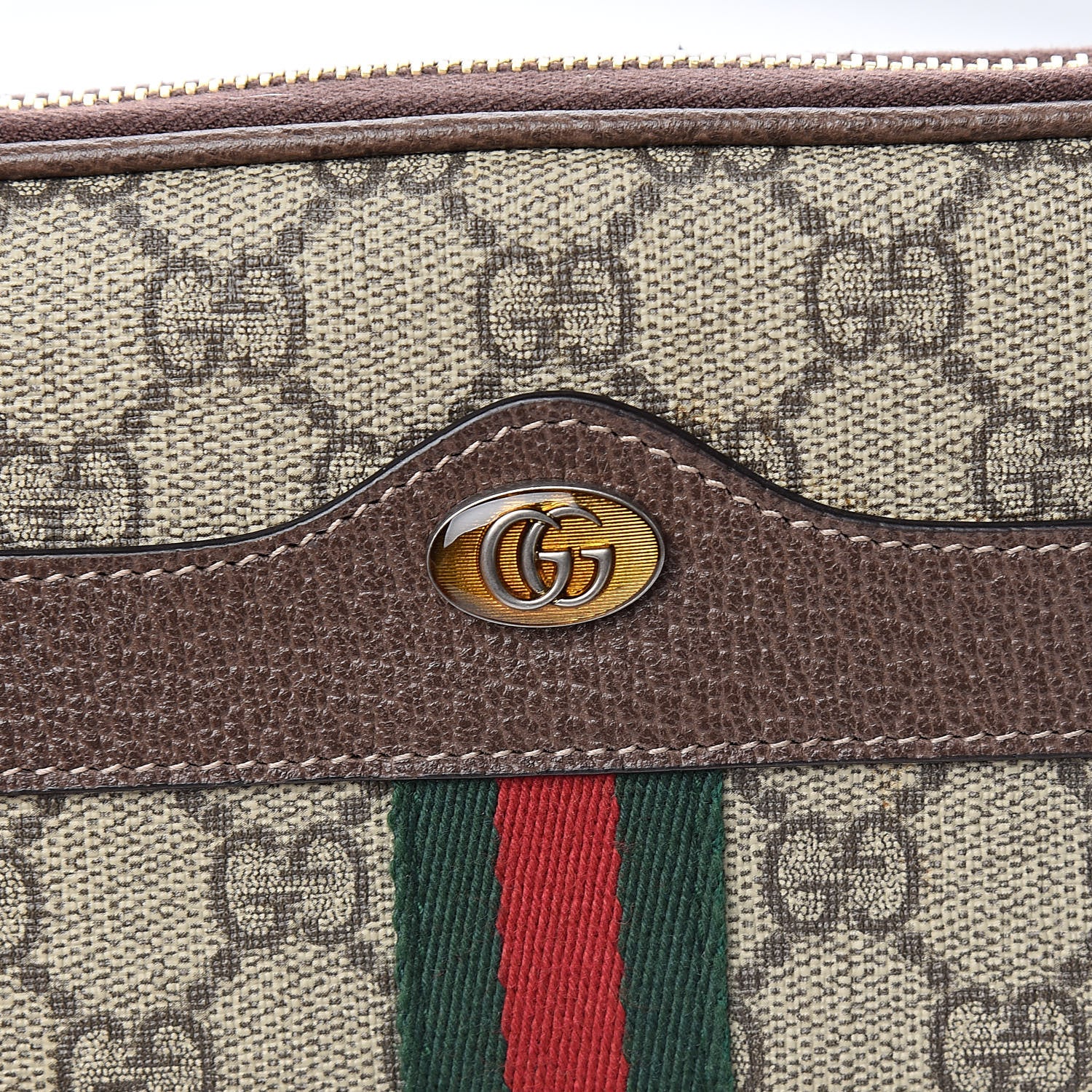 Gucci GG Supreme Monogram Ophidia Belted iPhone Case 85 34 Dark Brown 10 of 10