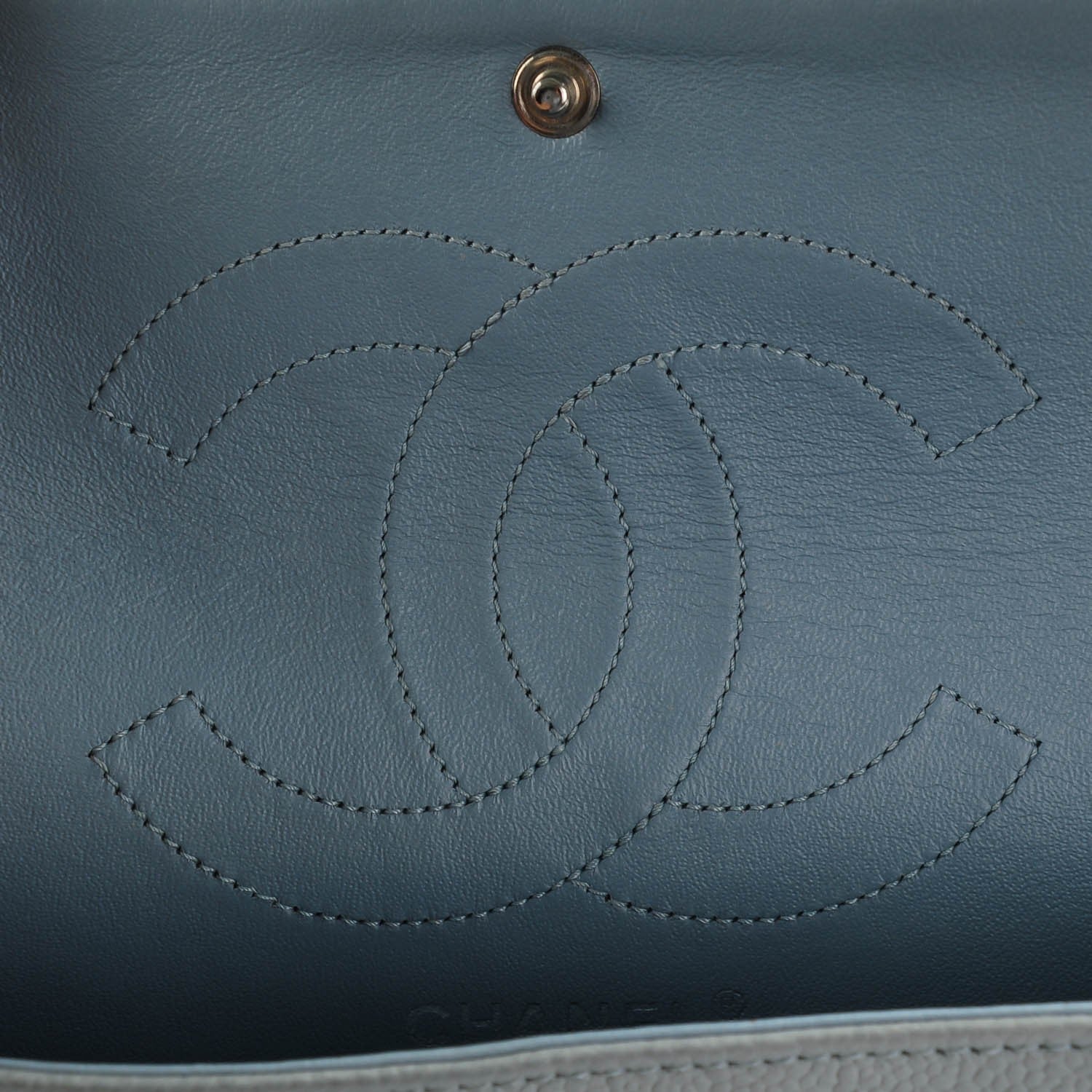 Chanel Caviar Quilted 2.55 Reissue Flap 225 Light Blue 7 of 9