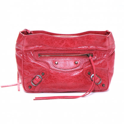 Balenciaga Chevre Porte Toilette Makeup Clutch Sang 1 of 7