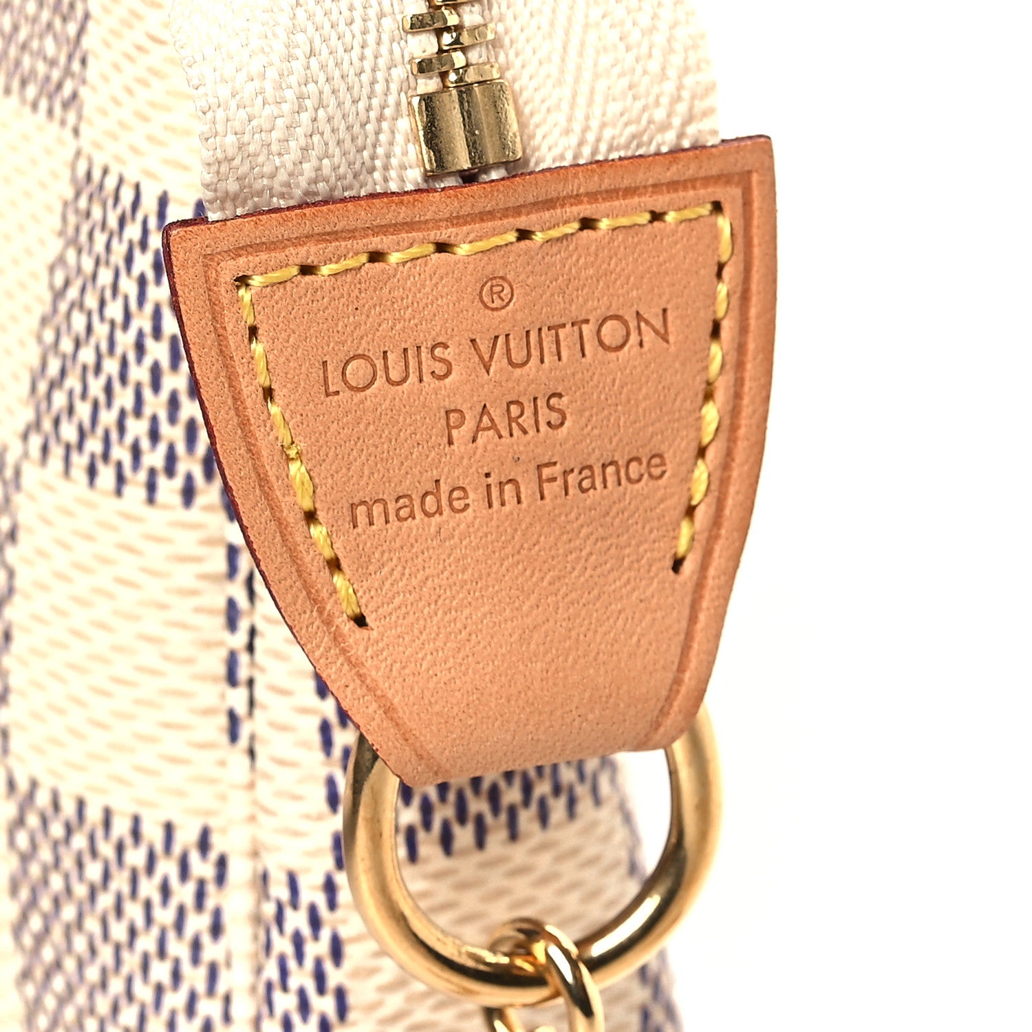 Louis Vuitton Damier Azur Mini Pochette Accessories 6 of 9