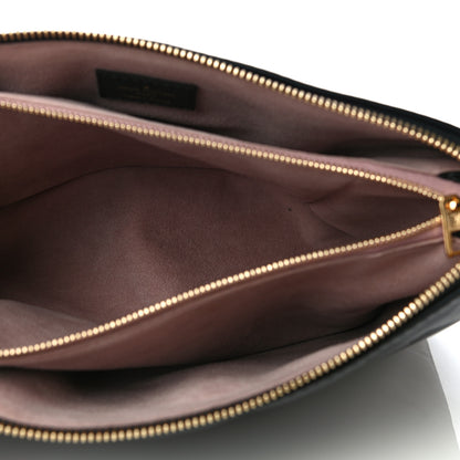 Louis Vuitton Lambskin Embossed Monogram Coussin PM Black 6 of 12