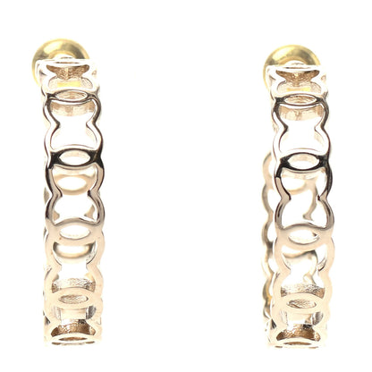 Chanel Metal CC Hoop Earrings Gold 1 of 4