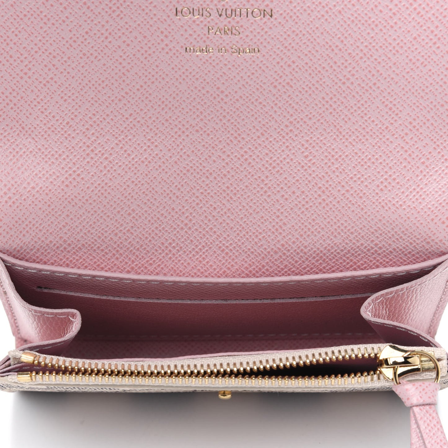 Damier Azur Rosalie Coin Purse Rose Ballerine